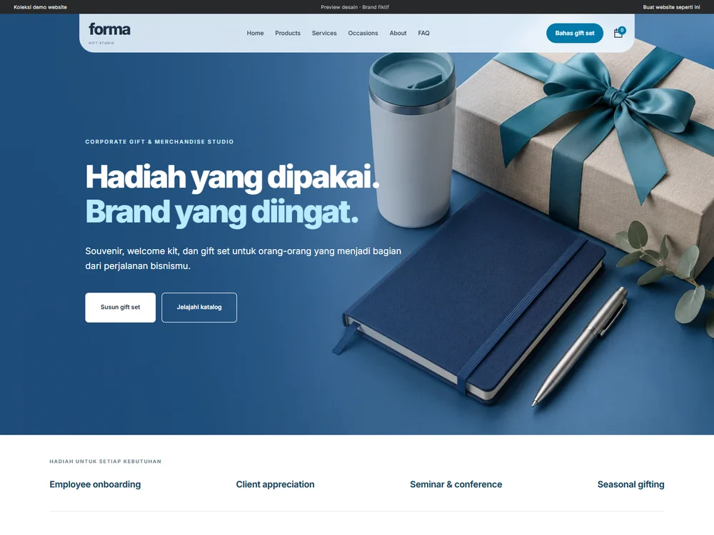 Tampilan demo forma